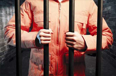 behind bars
